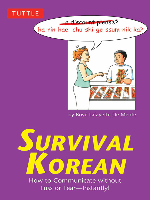 Title details for Survival Korean by Boye Lafayette De Mente - Available